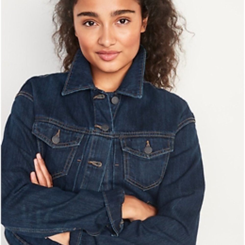 Old Navy Cropped Denim Jacket